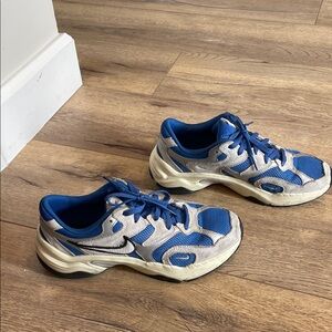 Nike Blue and Gray Athletic Shoes